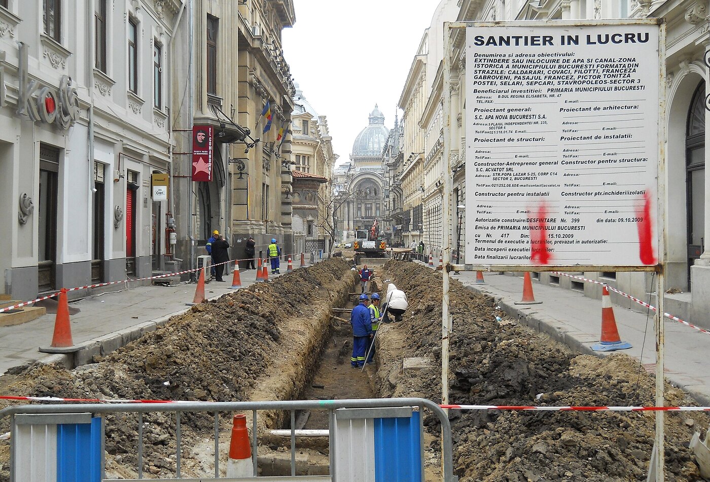 Bucharest Romania old town